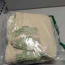 POLYTE 430 GSM Microfiber Oversize Quick Dry Lint Free Bath Towel, 60 x 30 in, 4 Pack (Waffle Weave)