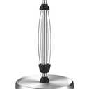 HZE Paper Towel Holder Countertop, One-Handed Tear, Stainless Steel, Weighted Base, Silver, Ring Paper Towel Holder Stand with Ratchet System for Kitchen Farmhouse Essentials Decor Accessories