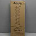 Whitmor Over the Door Shoe Organizer - Holds up to 36 Pairs of Shoes - Metal & Mesh - White