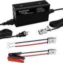 12V 10A Lithium Battery Charger, 4 Safety Protections, 14.6V LiFePO4 Battery Charger with Anderson Connector LED Indicator Charger for Car, Truck, Boat, RV