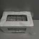 ProCase Earring Holder Organizer Jewelry Box with 3 Drawers, Acrylic Clear Earring Case with Adjustable Velvet Trays for Women - Grey, 3 Layers