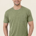 Men's T-Shirts with Pocket Casual Basic Short Sleeve Crew Neck Round-Neck Tee Shirts Tops Blouses for Daily Wear Gym Workout Loungewear Streetwear Vacation Outfit, Medium