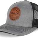 Dad Hats Baseball Cap for Men Women - Adjustable Trucker Hat Snapback, Mesh Back, for Birthday, Fathers Day (One Size)