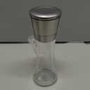 HOME EC Original Stainless Steel Salt or Pepper Grinder 1pk - Adjustable Ceramic Sea Salt Grinder or Pepper Mill - Tall Glass Spice Shaker - Spice Mill w/EBook