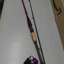 Sougayilang Spinning Combo, Medium Heavy Fishing Pole and 2000 Spinning Reel Set, Fishing Rod and Reel Commbo for Bass Fishing Tackle (Purple)