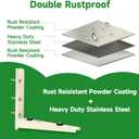 Foldable Mini Split Wall Mounting Bracket Condenser Bracket for Mini Split AC 7000 BTU to 12000 BTU