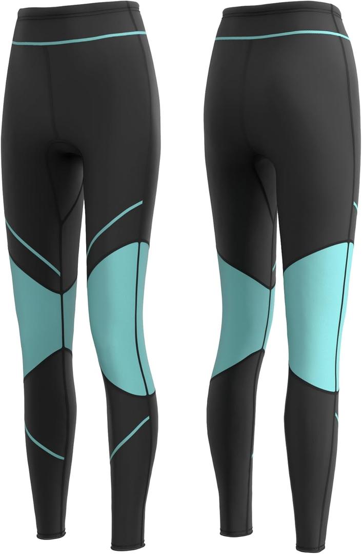 GoldFin Wetsuit Pants Women, 2mm Wetsuits Neoprene Pull-on Pants for Water Sports Diving Surfing Swimming Kayaking (X-Small, Black)