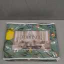 Topfinel Vintage Cottagecore Chinoiserie Curtains & Drapes Botanical Floral Flower Lemon Hummingbird Patterned Sage Green Pioneer Woman Blackout Curtains 96 Inches Long 2 Panels Living Dining Room