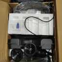 Goldlife Pond Fountain Aerator, F3 With 4 RGB Lights, 1HP 750W 110V Stainless Steel Floating Fountain With 100FT Power Cord, Octagon Aerating Fountain Pump for Small Large Pond Lake Pool Bay Fish farm