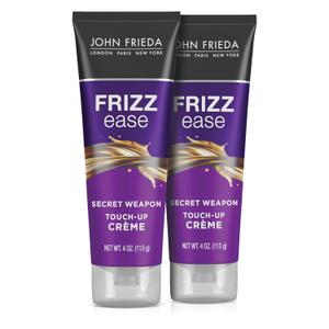 John Frieda Frizz Ease Secret Weapon Touch-Up Crme, Smoothing Cream for Flyaways, Frizz-Free & Split Ends, Infused with Avocado Oil to Seal in Moisture and Eliminate Flyaways, 4 Oz, Pack of 2