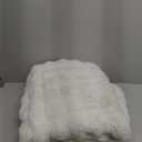 Sky Blue Rabbit Plush Area Rug for Bedroom Living Room Sofa,8'X10' Faux Fur Fluffy Shaggy Rectangular Square Rug for Kids Teen Girls Room,Furry Carpet Rug for Nursery Baby Room Decor for Teenage