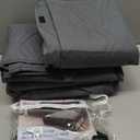 Genina Sectional Couch Covers for Dogs L Shaped Sofa Covers Chaise Lounge Cover Reversible Couch Covers for Sectional Sofa L Shape Furniture Protectors Cover for Pets, Kids (Dark Gray, Small)