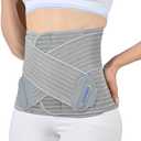Abdominal Binder Post Surgery Postpartum Belly Band, C-section Belly Binder, Girdle for Postnatal, Adjustable Belly Wrap, Stomach Compression Hernia Belt For Men or Women After Pregnancy, Hysterectomy, L/XL