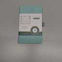 BEZEND Pocket Monthly Planner 2026-2027 (3.5" x 6.5") 2 Year Calendar Book for Purse with Note Pages, 100 GSM Paper, Inner Pocket, Pen Holder, Vegan Leather Hardcover in Mint Green