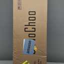 ChooChoo Bathroom Floor Cabinet, Modern Bathroom Storage Cabinet with 4 Doors and Adjustable Shelves, Freestanding Cupboard for Living Room, White (11.81"D x 23.62"W x 43.31"H)