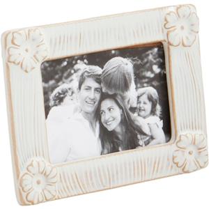 Mud Pie Horizontal Flower Mini Frame; 5.5" x 4.25"