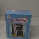 Fishboy Talking Pink ATM Piggy Bank for Kids with Dual Debit Cards, Power-Off Memory, Auto-Opening Drawer for Real Money for Girls, Onekey Shutdown, Bill Feeder, Coin Recognition, Balance Calculator