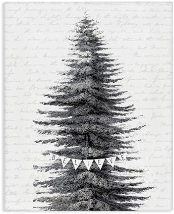Stupell Industries Snow Covered Christmas Tree Believe Holiday Word Design Canvas Wall Art, 30 x 40 Stupell Industries Snow Covered Christmas Tree Believe Holiday Word Design Canvas Wall Art, 30 x 40