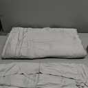 King Size Bed Cover With Two Pillows covers Gray Color