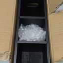 KZLCAKK Silverware holder, Wooden silverware organizer, Utensil holder for party, Utensil holder for party for Countertop Spoon, Black