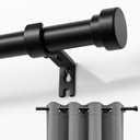 Joydeco Modern Curtain Ro kitchen Black 32-120
