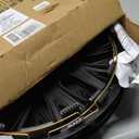 16 Inch Universal Hubcaps Wheel Covers, Snap-On Wheel Rim Covers for Cars and SUVs, Compatible with Most Steel Wheels, Set of 4 (Black)