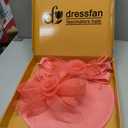 dressfan Wide Brim Fascinator Derby Hats for Women,20s Linen Detachable Flowers Big Fascinator Hat with Headband for Derby Church Wedding Tea Party,X38-Watermelon Red