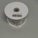 MEEDEE Ivory Velvet Ribbon with Gold Back 2.5 inch 10 Yards Double Sided Christmas Wired Ribbon for Christmas Tree Decoration, Baskets, Wreaths, Holiday Projects, Wedding Decor and Accents