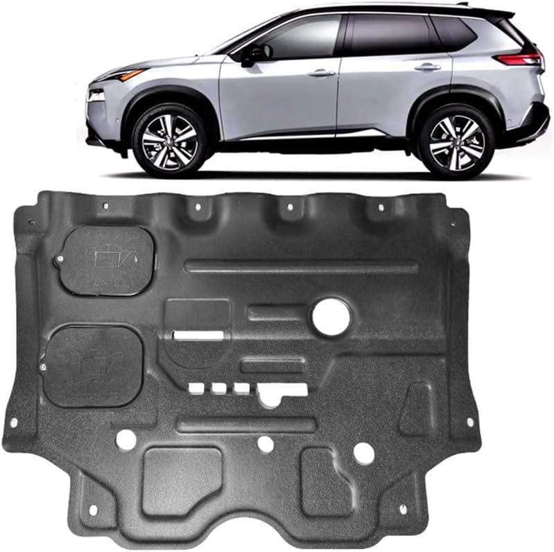 1PCS Front Engine Splash Shield Fit for Nissan Rogue 2022-2023 Engine Splash Guard Suitable for Rogue Thickening Front Engine Cover Mud Flaps