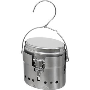 MFH Swed M40 Stainless Steel 3-Piece Cooking Set