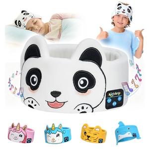 Kidsfuny Kids Headphones Headband Wireless Bluetooth Headband, Kids Headphones with Thin Speakers & Wired Playback 3.5 MM Jack for Home/School/Travel/Airplane/Phone/Tablet