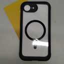 Miracase for iPhone 17e & 16e Case, Full-Body Phone with Built-in Glass Screen Protector, [Magnetic with MagSafe] Military Drop Proof 17 E/ 16 E Cover Bumper 6.1 inch, Black