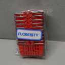 NUOBESTY 10Pcs Mini Shopping Basket Mini Supermarket Cart Tiny Plastic Retail Shopping Baskets with Handles for Kids Party Favors Dool House Ornament Red 2.7x1.2x1.3 Inch
