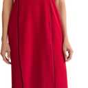 Kasper Women's Sleeveless Sheath Dress with Corded Piping Detail 8