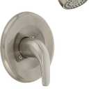 PROFLO PF7611G Alvord Tub and Shower Trim Package with 1.75 GPM Single Function Shower Head - Brushed Nickel
