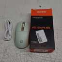 Wireless Gaming Mouse Tri-Mode 2.4GHz/Bluetooth 5.0/Wired USB-C 5-Level DPI Rechargeable Ergonomic Silent Optical Mice for iMac/MacBook/Computer/Laptop, Matcha Green