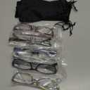 Kerecsen Reading Glasses 5 Pairs Fashion Ladies Readers Spring Hinge with Pattern Print Eyeglasses for Women (Mix Color 2, 1.50)