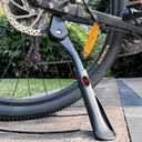 Bike Kickstand 24"-29", Adjustable Height, for Adult Bikes, Kids Bikes, Electric Bikes, Mountain Bikes, Fat Tire Bikes, Motorcycles, Requires 2 Holes in Chainstay (40mm Apart)
