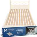 Meliusly SlatSure Queen Size Bunkie Board  Heavy Duty Vertical Bed Slats & Foldable Wooden Support Board for Sagging Mattress or Platform Bed Frame, Box Spring Alternative and Replacement