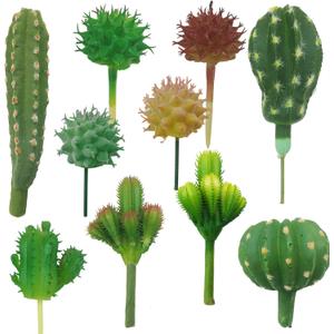 N|A Cayway 10 PCS Artificial Cactus and Succulent Plants - Faux Cacti Decor for Decoration - Bulk Pack