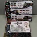 Train Set for Toddlers 3-4, Electrical Trains with Track, Light, Sound and Scene, Christmas Train Sets for Around The Tree, Christmas Birthday Gifts for Kids Boys Girls 3-8 Years Old