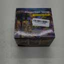 Christmas Laser Lights Projector Outdoor with 4 Dynamic Slides, 2-in-1 Moving RGB Firefly Laser Lights with Remote,Timer, Landscape Holiday Porjector for Window Wall Xmas Decor