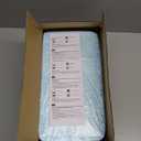 Amazon Basics Leak-Proof Dog and Puppy Potty Training Pee Pads with Quick-Dry 5-Layer Super Absorbent Design, Regular Size 22 x 22 inch, Blue & White, 100 Count