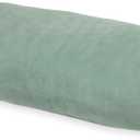 Gaiam Yoga Bolster - Long, Rectangular Meditation Pillow - Supportive Cushion for Restorative Yoga and Sitting on the Floor - Built-In Carrying Handle - Machine Washable Cover' (Sage)