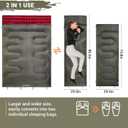 KingCamp Double Sleeping Bag for Adults, Queen Size 2 Person Sleeping Bag