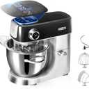 Hauswirt Stand Mixer 5.3QT XL Large, 4.5" LED Touch Screen Electric Household Stand Up Mixer, Standing Mixer 11-Speed, Dough Cake Bread Mixer Black