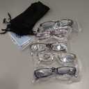 Kerecsen Reading Glasses 5 Pairs Fashion Ladies Readers Spring Hinge with Pattern Print Eyeglasses for Women (Mix Color -2, 2.00)