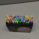 Shuttle Art Pastel Brush Pens, 56 Pastel Colouring Pens, Dual Tip Brush Markers with Fineliner Tip, Drawing Felt Tip Pens for Adults Colouring Books, Painting Sketching Calligraphy and Journaling