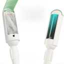 PAKEWAY 2 Pack Pet Hair Remover for Couch & Carpet, Reusable Lint Roller with Self-Cleaning Base, Dog & Cat Fur Remover, Portable Hair Removal Tool (Green)