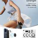 2 x Typecase Phone Grip: Rotatable Ultra Thin Cell Phone Ring Holder for Magnetic Car Mount, Adjustable Finger Ring Kickstand Compatible with Cellphones Magnetic Tablets Accessories - Black